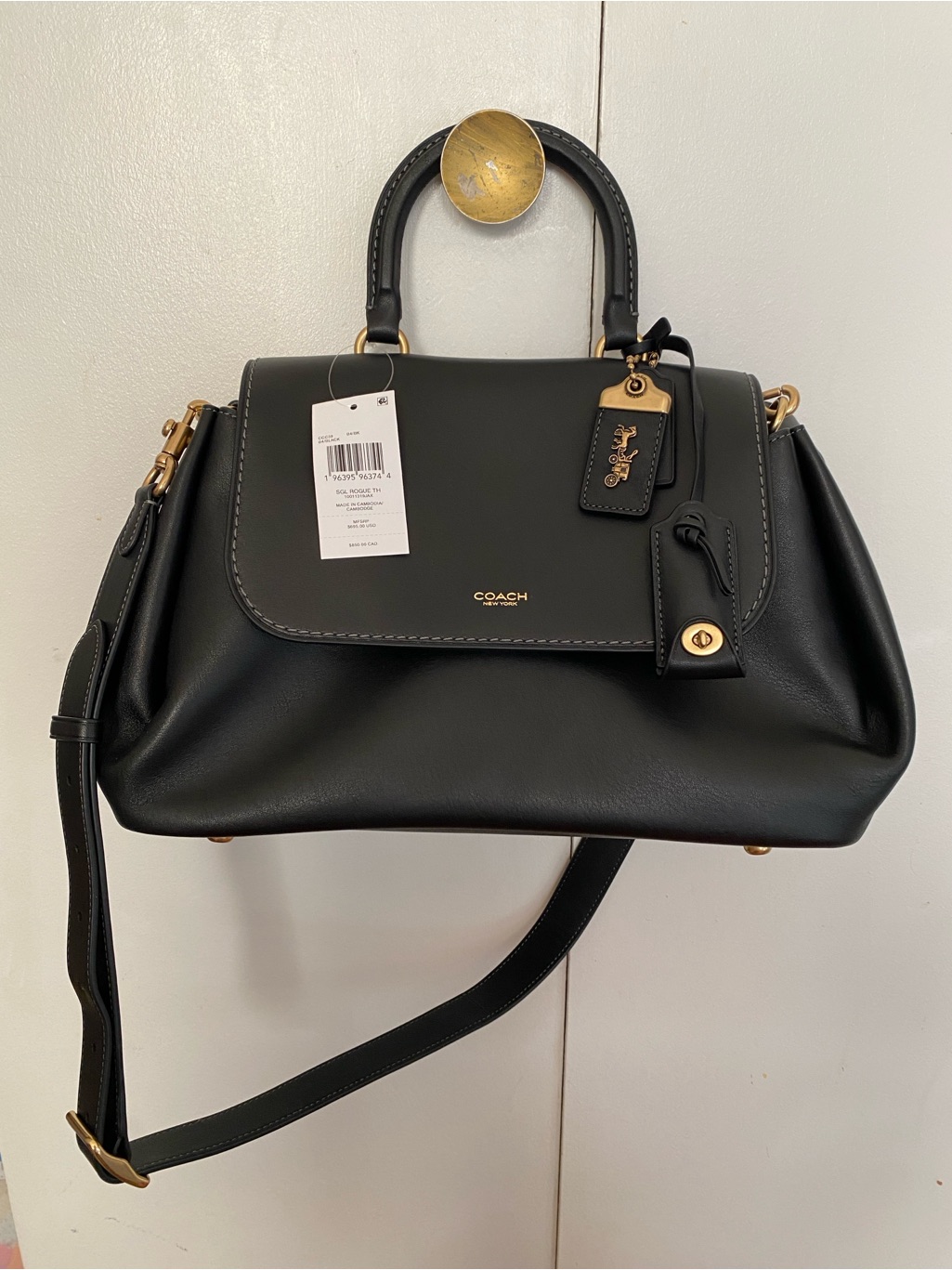 Nwt Coach Slouchy Rogue Top Handle Bag